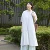Kilka×kapuwa/風が通るなめらかモスリンワンピース